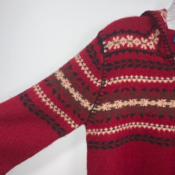 Newton Trading Co. Hoodie Fairisle Wool Sweater - Picture 5 of 8